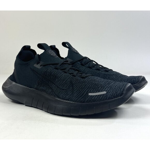 Nike Free RN FK Mens 10 Black Anthracite Shoes Sneakers Running Low FB1276-001 - Picture 2 of 9